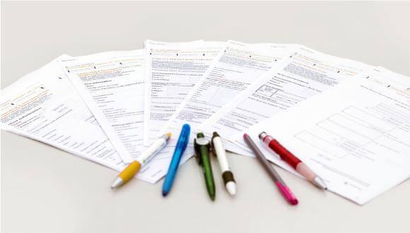 Online forms for various library services